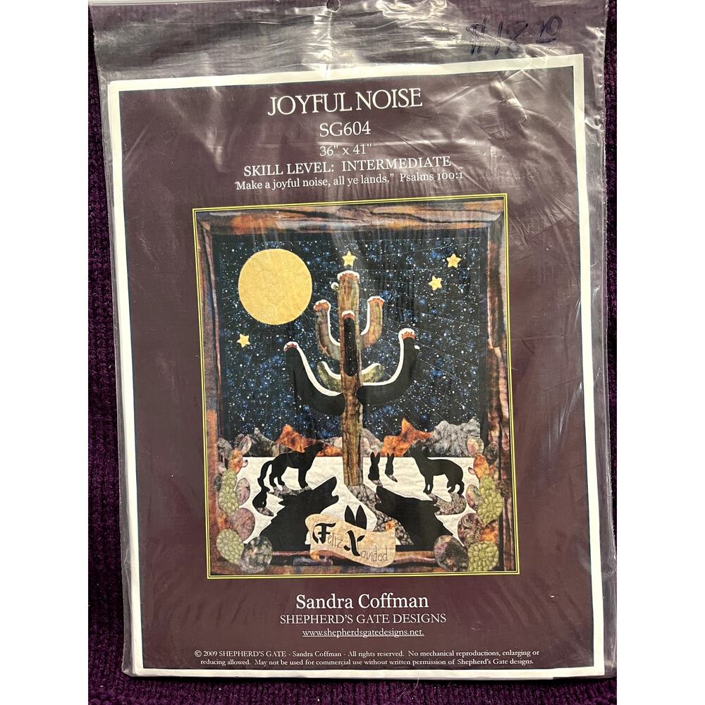 quilt pattern joyful noise sandra coffman 36" x 41"